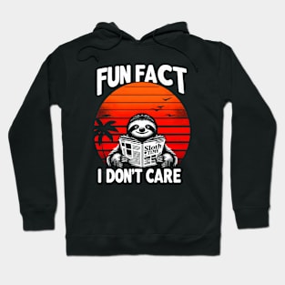 Fun Fact 'Sloth Time' Hoodie